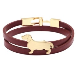  lady fine leather bracelet brief all-Purpose studentbracelet creative Alloy c..