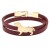  lady fine leather bracelet brief all-Purpose studentbracelet creative Alloy chain