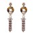 occidental style wind long style claw diamond earring Metal tassel personality earrings high-end Earring