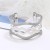occidental style  fashion exaggerating Metal weave bangle  width surface opening