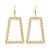 occidental style Earring  fashion exaggerating geometry hollow surface earrings woman brief earring