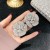 silver occidental style fashion exaggerating fully-jewelled rose ear stud temperament luxurious diamond earrin