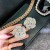 silver occidental style fashion exaggerating fully-jewelled rose ear stud temperament luxurious diamond earrin