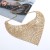 triangle aluminum scarves detachable collar necklace woman personality exaggerating Metal clavicle short necklac