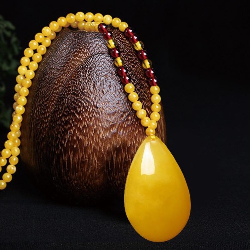 imitate sweater chain flowers drop pendant  long necklace ethnic style resin hanging ornaments
