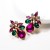 earrings exaggerating drop Acrylic diamond geometry fully-jewelled earrings woman occidental style ear stud wind