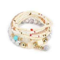occidental style personality brief bracelet  fashion Bohemia  multilayer beads..