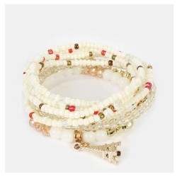   occidental style Metal Eiffel Tower all-Purpose beads multilayer temperament..