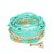   occidental style Metal Eiffel Tower all-Purpose beads multilayer temperament bracelet woman F