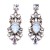 occidental style fashion exaggerating Earring retro Alloy earrings geometry diamond long style earrings