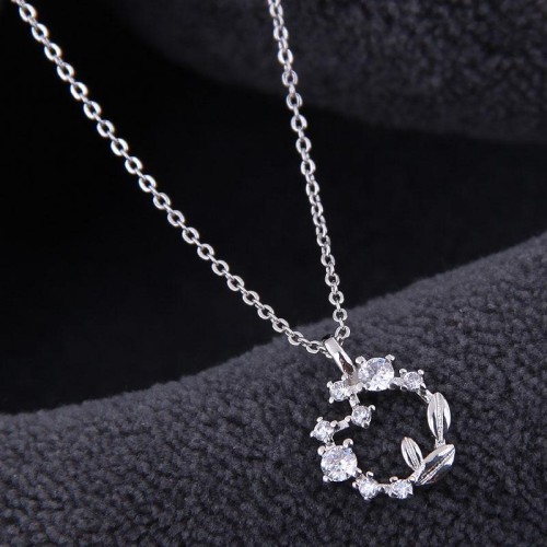 025803 high quality  bronze gold plated Korean style fashion sweetOL personality woman necklace