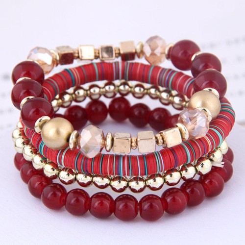 occidental style trend  Bohemia noble wind mash up more accessories temperament multilayer bracelet