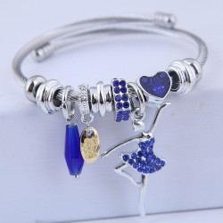 occidental style fashion  Metal all-PurposeDL concise flash diamond Ballet gir..