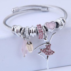 occidental style fashion  Metal all-PurposeDL concise flash diamond Ballet gir..