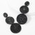 occidental style exaggerating multilayer Round diamond glass diamond Rhinestone fully-jewelled earrings woman su