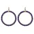 occidental style fashion earrings lady color beads earring fashion Round