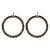 occidental style fashion earrings lady color beads earring fashion Round
