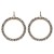 occidental style fashion earrings lady color beads earring fashion Round