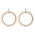 occidental style fashion earrings lady color beads earring fashion Round