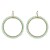 occidental style fashion earrings lady color beads earring fashion Round