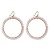 occidental style fashion earrings lady color beads earring fashion Round