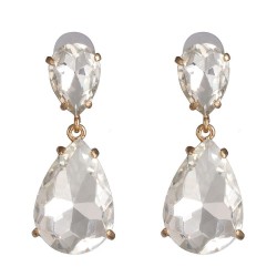 occidental style classic fashion drop earrings earring color glass all-Purpose