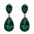 occidental style classic fashion drop earrings earring color glass all-Purpose