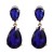 occidental style classic fashion drop earrings earring color glass all-Purpose