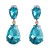occidental style classic fashion drop earrings earring color glass all-Purpose