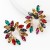 occidental style exaggerating fashion Alloy diamond Rhinestone geometry earrings woman super fully-jewelled ear 