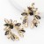 occidental style exaggerating fashion Alloy diamond Rhinestone geometry earrings woman super fully-jewelled ear 