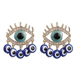 UR eyes earrings star pendant eyes