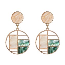 occidental style fashion earrings Opal earring retro wind