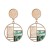 occidental style fashion earrings Opal earring retro wind