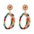 occidental style fashion earrings geometry glass diamond exaggerating earring