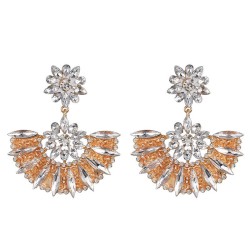 UR fashion sector earrings temperament beads diamond earring occidental style ..