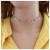 occidental style brief heart-shaped hollow chain personality all-Purpose geometry creative handmade necklace woma