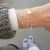 occidental style bracelet set personality meteor Moon geometry