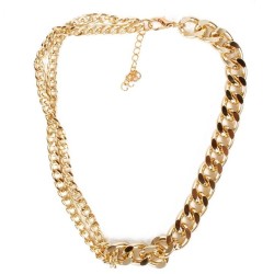 occidental style  brief punk mash up necklace woman hain ecklace