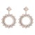 UR fashion beautiful Pearl Rhinestone earrings occidental style wind earring high-end
