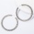 occidental style personality big circle Alloy diamond Rhinestone fully-jewelled earrings woman personality super