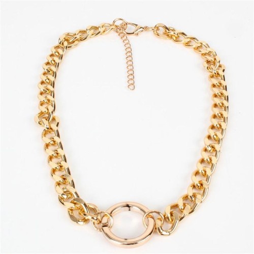 occidental style personality  chain circle splice women necklace woman necklace