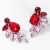 earrings new fashion occidental style Alloy diamond glass diamond fully-jewelled earrings woman super ear stud