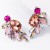 earrings new fashion occidental style Alloy diamond glass diamond fully-jewelled earrings woman super ear stud