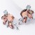 earrings new fashion occidental style Alloy diamond glass diamond fully-jewelled earrings woman super ear stud