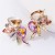 occidental style exaggerating fashion glass diamond diamond colorful diamond earrings woman trend wind ful
