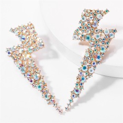 fashion creative Alloy diamond diamond earrings woman occidental style exagger..