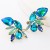 occidental style exaggerating personality Alloy diamond glass diamond fully-jewelled earrings woman fashion temper