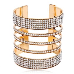 occidental style exaggerating Metal opening bangle  temperament fashion multil..