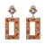 UR fashion earrings occidental style wind geometry earring high-end